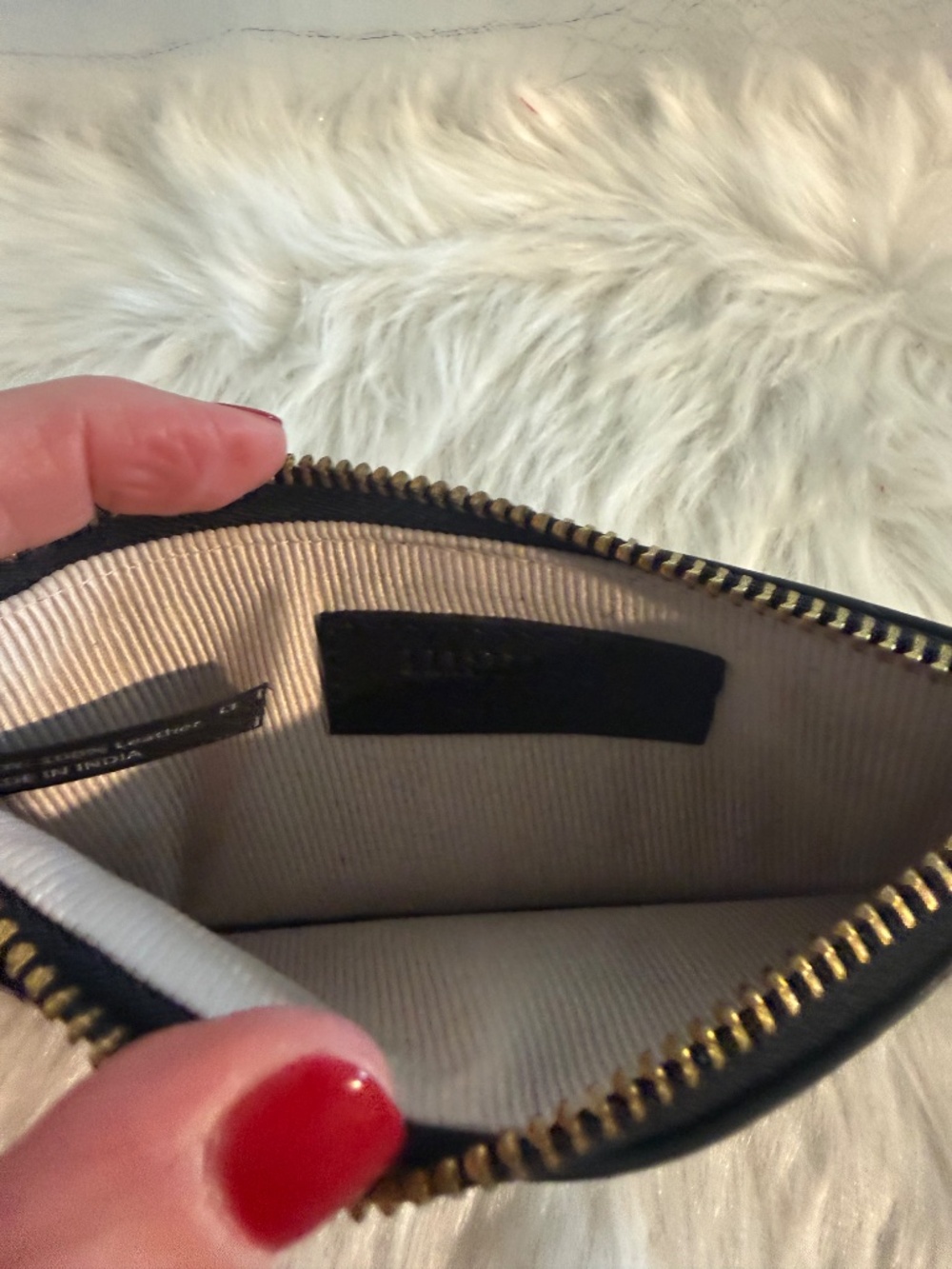 Margot Black Leather 12 Card Holder Wallet - Picture 5 of 5